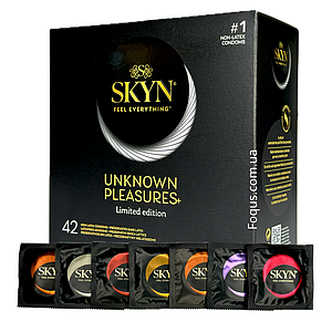 Презервативи Skyn UNKNOWN PLEASURES 7 шт безлатексні в м'якому пакуванні