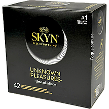 Презервативи Skyn UNKNOWN PLEASURES 7 шт безлатексні в м'якому пакуванні, фото 3