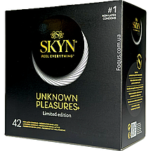 Презервативи Skyn UNKNOWN PLEASURES 7 шт безлатексні в м'якому пакуванні, фото 2