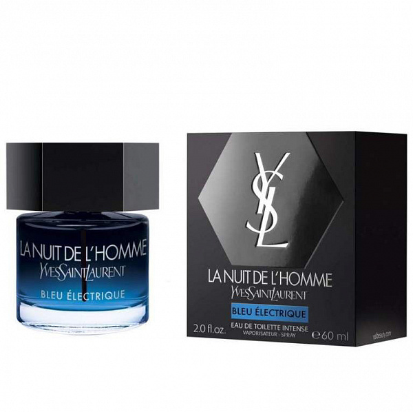 Туалетна вода Yves Saint Laurent La Nuit de L'Homme Bleu Electrique для чоловіків — edt 60 ml