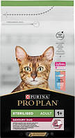 Сухой корм для стерилизованных кошек ProPlan Sterilised 1,5 кг (треска и форель)