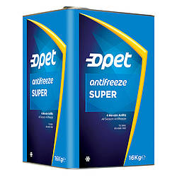 Антифриз концентрат Opet Super Antifreeze G11 (блакитний) 16 кг. SUPER ANTIFREEZE 16 kg