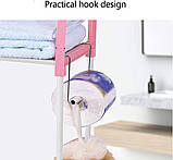 Підлогова полиця для пральної машини, етажерка над унітазом, підставка у ванну для аксесуарів, засобів, фото 4