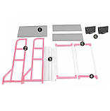 Підлогова полиця для пральної машини, етажерка над унітазом, підставка у ванну для аксесуарів, засобів, фото 5