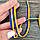 Тесьма, стрічка  репсова жовто-блакитна (прапор) 70 мм, фото 3
