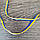 Тесьма, стрічка  репсова жовто-блакитна (прапор) 70 мм, фото 7