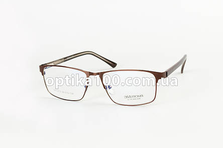 Металева оправа для окулярів для зору з дужками на флексах, фото 2
