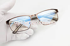 Металева оправа для окулярів для зору з дужками на флексах, фото 3