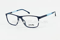 Легкая матовая темно-синяя пластиковая оправа для очков для зрения с дужками на флексах