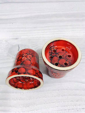 Чаша для кальяну Solaris Eva - Red and Black (Єва), фото 3