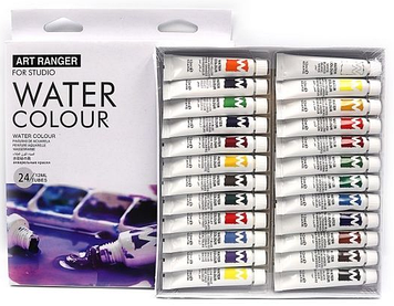 Акварель 24 кольор. 12мл "Art ranger" №EW2412C-4 пласт/уп(6)(24)