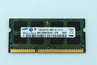 Оперативная память Samsung 2GB 2Rx8 PC3-8500S DDR3 1066MHz SODIMM07-10-f2 Б/У