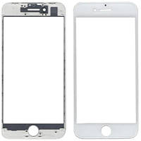 Стекло корпуса iPhone 8/iPhone SE 2020 с OCA-пленкой и рамкой white (оригинал)