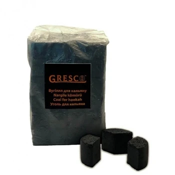 Горіхове вугілля Gresco Kaloud - 1 кг, 72 кубики (Греско для калауда)