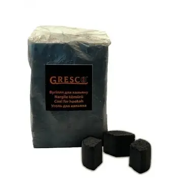 Горіхове вугілля Gresco Kaloud - 1 кг, 72 кубики (Греско для калауда), фото 2
