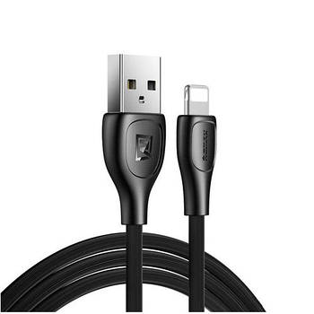 USB кабель Lightning Remax Lesu Pro RC- 160i, 2.1A 1m black