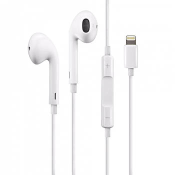 Навушники Apple iPhone EarPods Lightning white (оригінал)