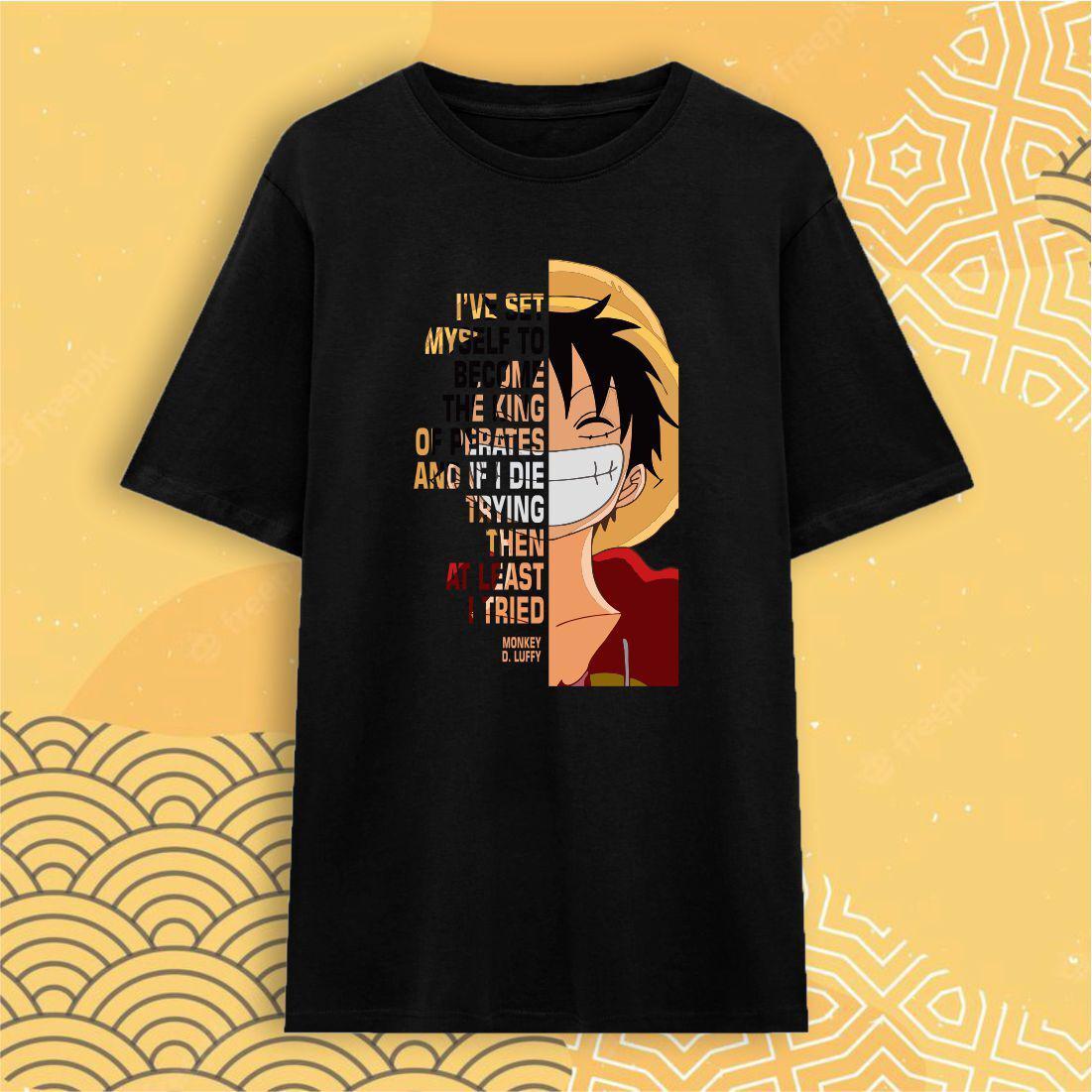 Футболка "Ван Пис" Luffy - Черный - XS, фото 1