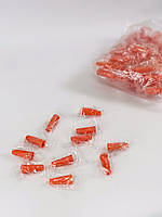 Набор одноразовых мундштуков "Orange Cone Soft" для кальяна, упаковка 100 штук