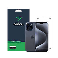 Захисне скло Alabay для iPhone 15 Pro Max Anti Static (Dust-Proof)