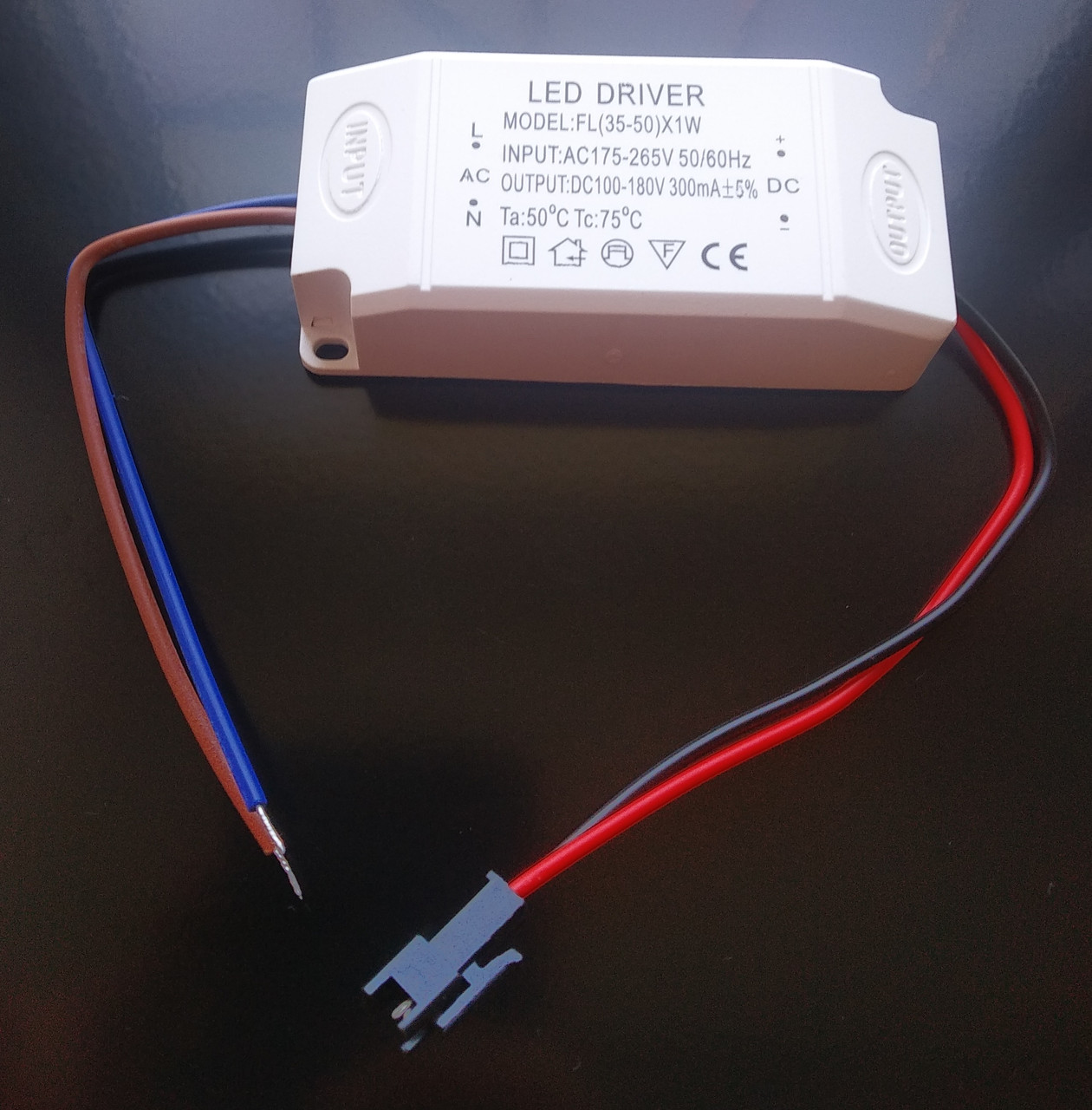 Купить Драйвер светодиода OEM LED FL(35-50)x1W DC100-180 (300mA) IP20 ...