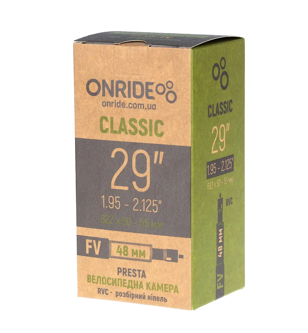 Камера на велосипед велокамера 29"x1.95-2.125" ONRIDE Classic FV 48 RVC, фото 1