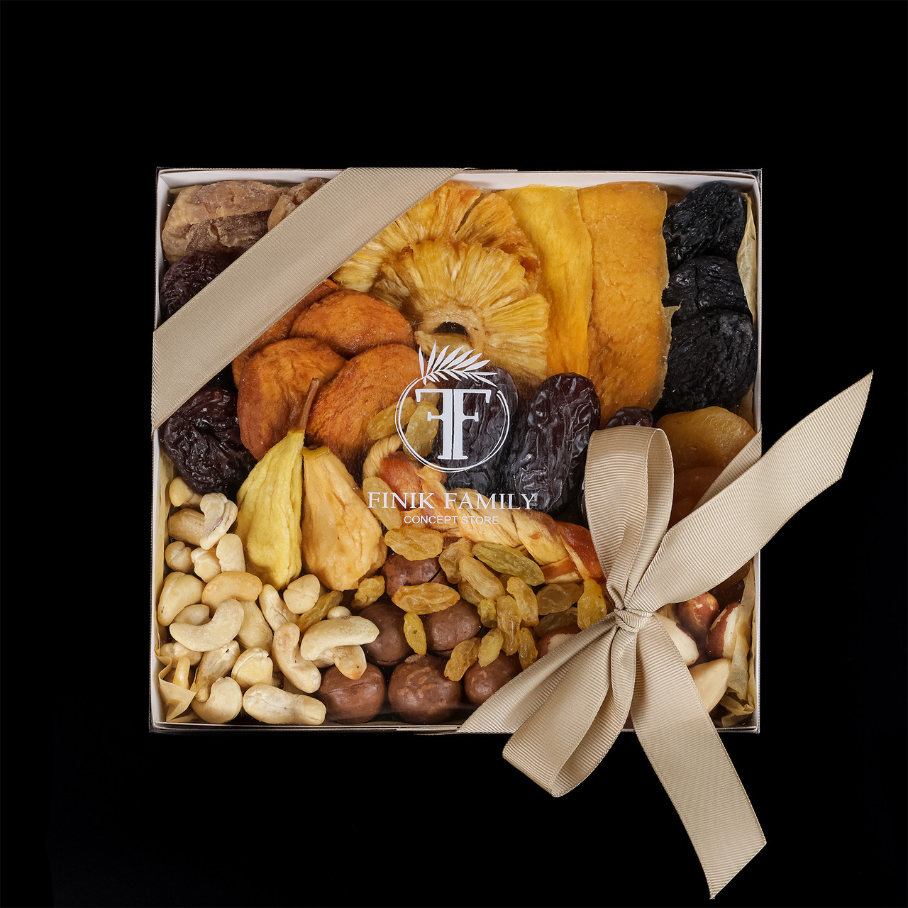 Набір горіхів і сухофруктів подарунковий у коробці асорті Maxi для ...