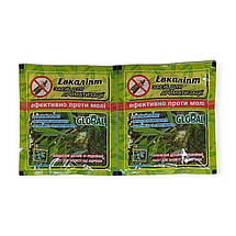 Засіб від молі та для ароматизації Global Евкаліпт 1 уп / 10 табл., фото 4