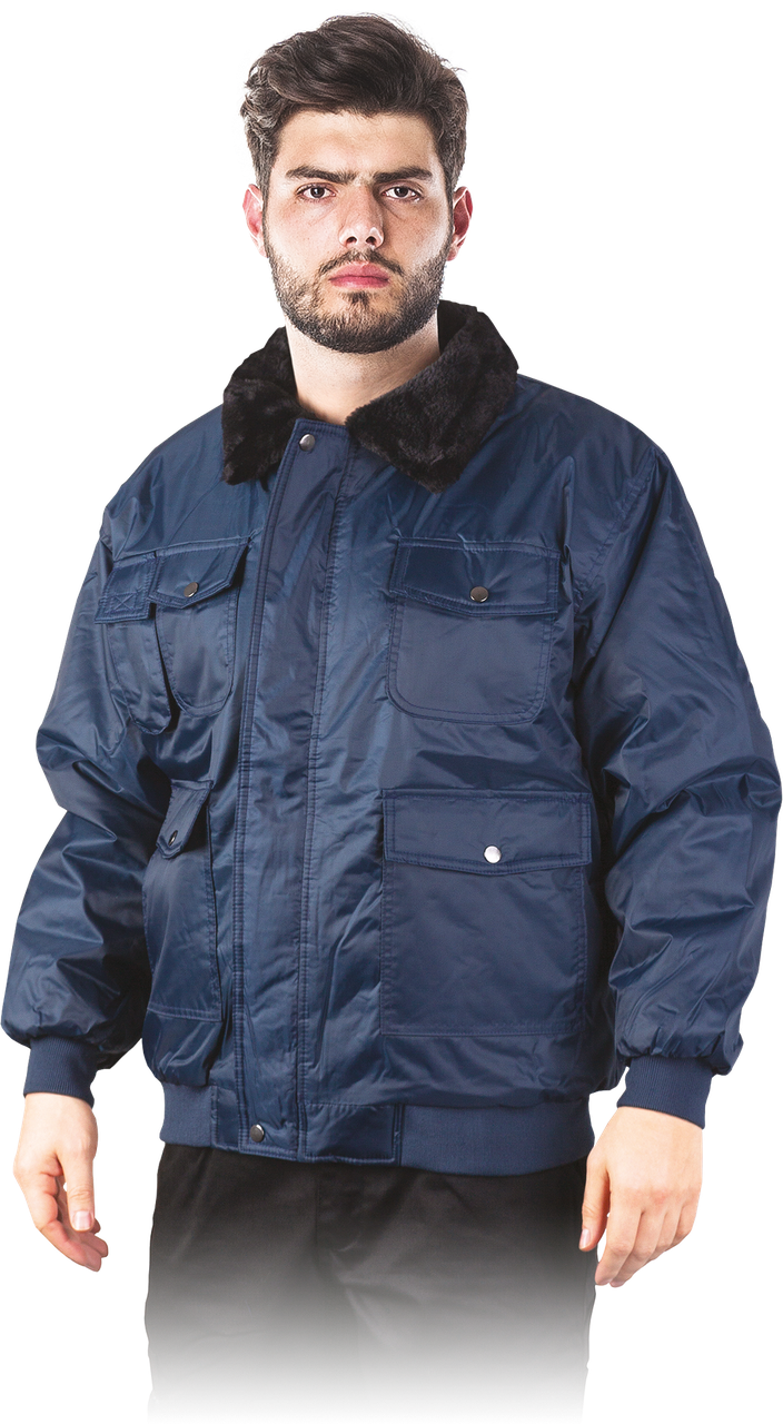 Куртка зимова борбочева з водовідштовхувальним просоченням REIS BOMBER G темно-синя, фото 1