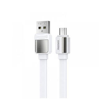 USB кабель micro Remax Platinum Pro RC-154m, 2.4A 1m white