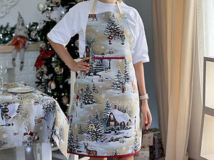 Кухонний Новорічний фартух EDEN1267