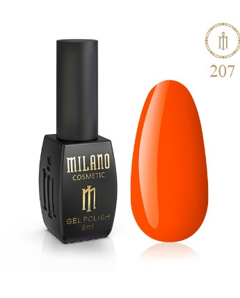 ГЕЛЬ ЛАК MILANO 8 МЛ № 207 гелевий лак для манікюру для LED лампи красивий манікюр, фото 1