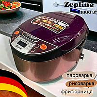 Мультиварка Zepline с функцией пароварки рисоварки фритюрницы 6 л 1800W на 14 программ