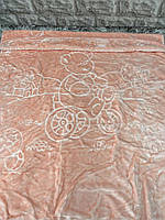 Дитяча ковдра розмір 105*135  Двостороннє, двошарове, тепле) Плюшеве в ліжечко та коляску