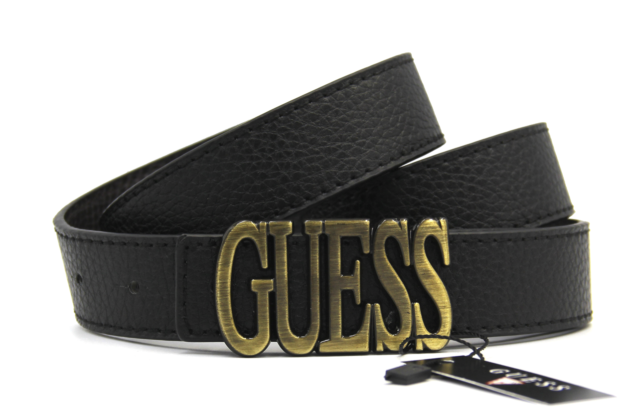 Ремінь Жіночий GUESS Двосторонній 28 мм чорний коричневий