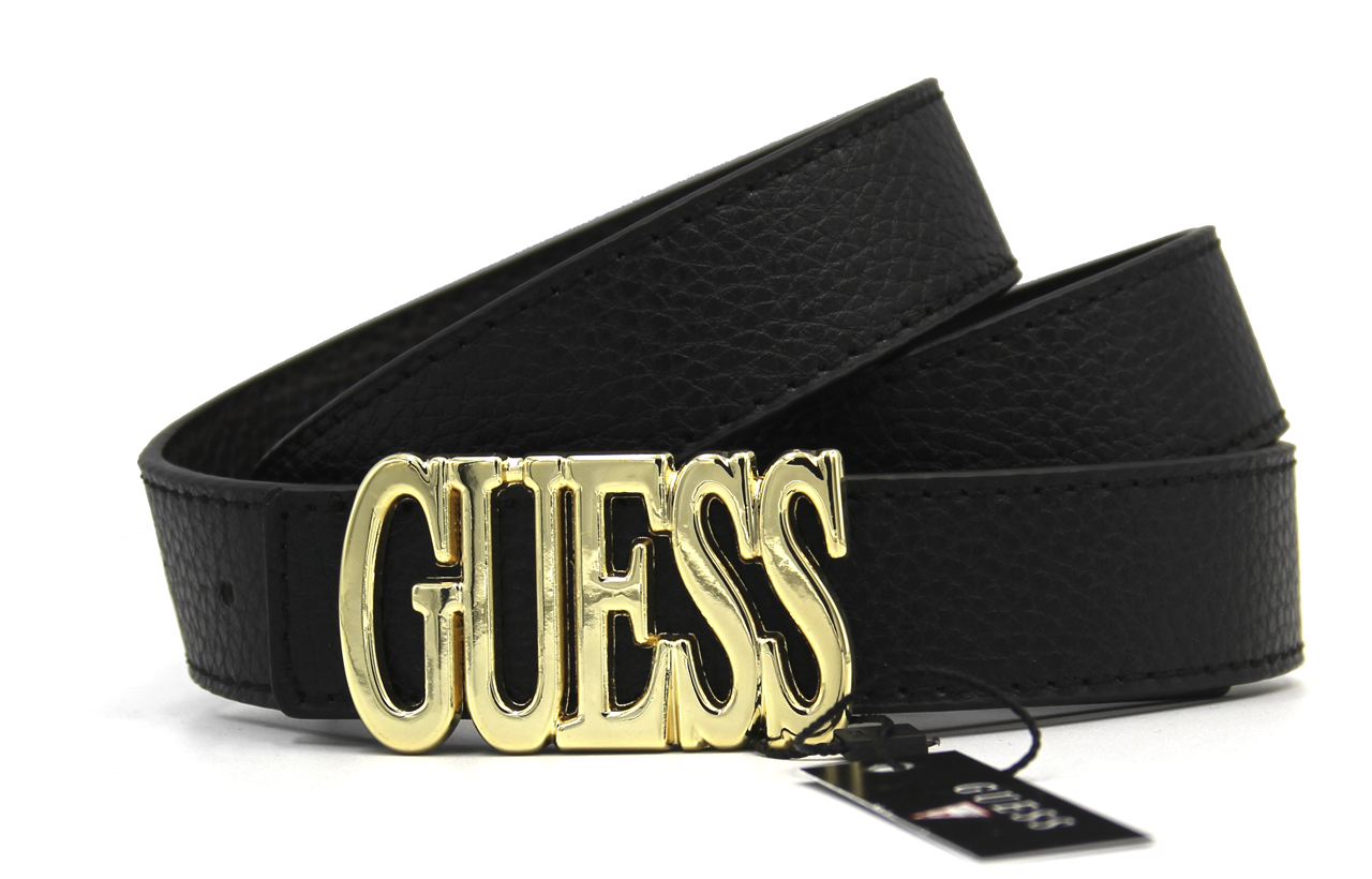 Ремінь Жіночий GUESS Двосторонній 28 мм чорний коричневий