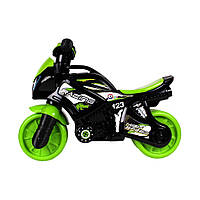 Каталка-беговел Мотоцикл ТехноК 6474TXK Чёрно-салатовый Nia-mart