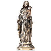Декоративная статуэтка-триптих "Дева Мария с младенцем" из полистоуна от итальянского бренда Veronese 20,5 см
