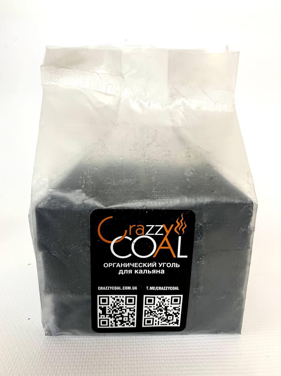 Горіхове вугілля Crazzy COAL - 0.5 кг, 36 штук, Екологічно чисте (Без коробки)