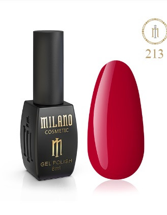 ГЕЛЬ ЛАК MILANO 8 МЛ № 213 гелевий лак для манікюру для LED лампи красивий манікюр