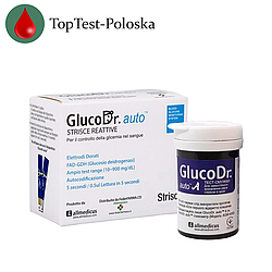 Тест-полоски ГлюкоДоктор 25 штук