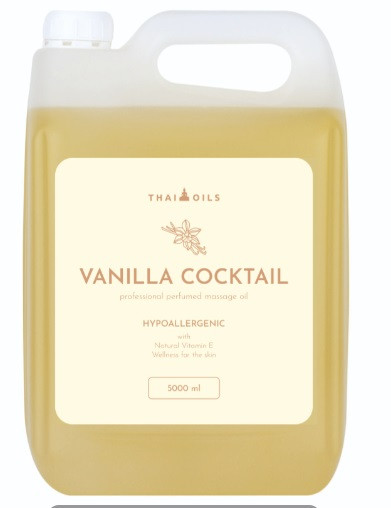 Профессиональное массажное масло Thai Oils «Vanilla cocktail» Ванильное 5000 ml - фото 1 - id-p1971759925