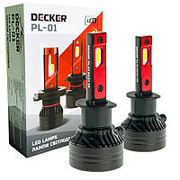 Світлодіодні лампи головного світла Decker LED PL-01 5K H1
