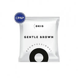 OKIS Крем-фарба для брів з ефектом хни Gentle Brown в саше (без окислювача)