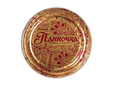 Кришка закаточна СКО I-82 (0,18) Панночка (50шт в спайці) (лак/емаль) ТМ ПАННОЧКА FG