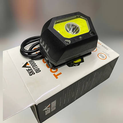Ліхтар налобний Skif Outdoor Toddler, акумулятор 1200 mAh, світіння до 10 годин, датчик руху, фото 1