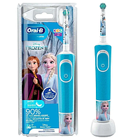 Электрическая зубная щетка детская Braun Oral-B Stages Power D100 Kids Frozen холодное сердце