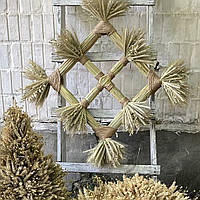 Інтер'єрне панно із колосків 40х40см Ручна робота