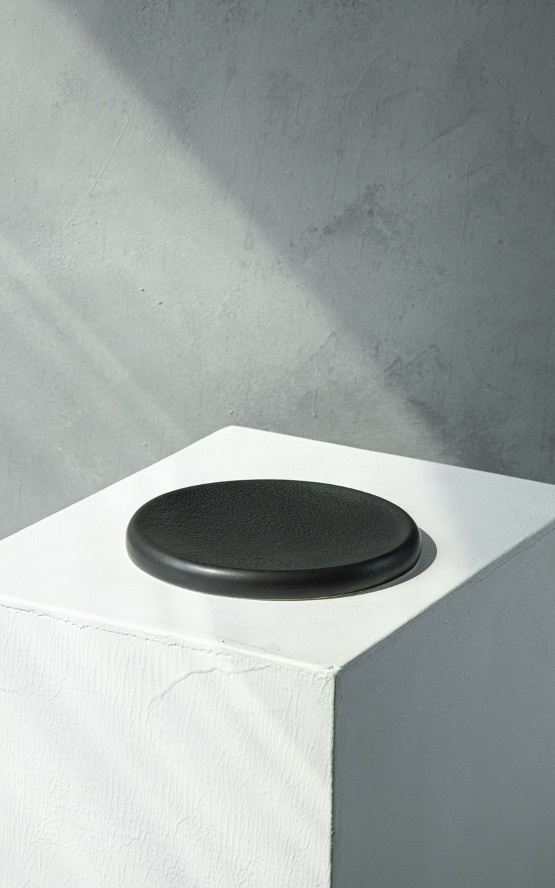 Тарілка десертна Dovbysh Porcelain Win 21 см чорна