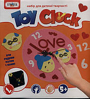 Набор для творчества "Toy clock - Любовь", в кор. 21,7см*24см*5см, ТМ Стратег, Украина (12шт)